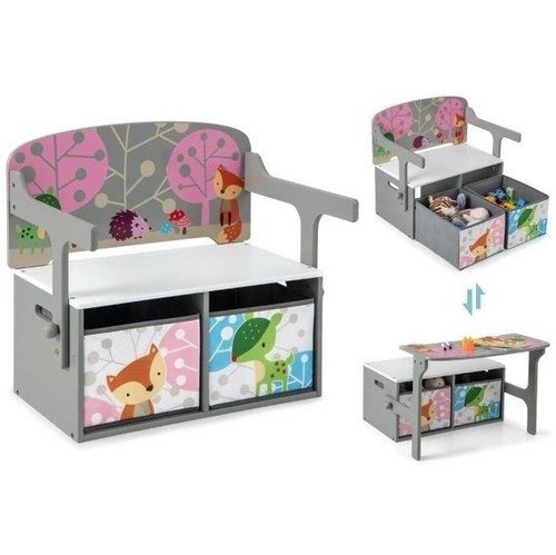 Children wooden toy box - children's,
