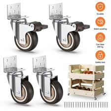 4Pcs Swivel Caster Wheels