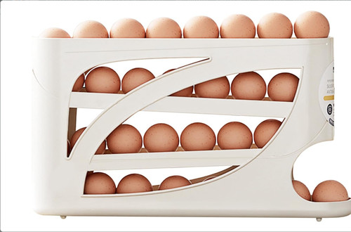 Tier egg holder for fridge - 4-tier,