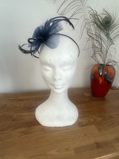 Ladies Navy Blue Fascinator