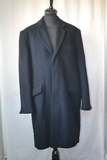 Vtg Henley & Knight black wool