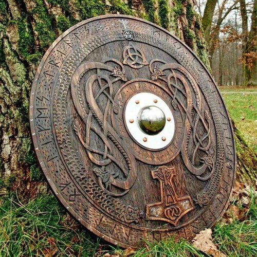 Medieval shield viking - shield,