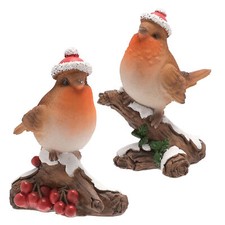 Christmas Robins Figurine /