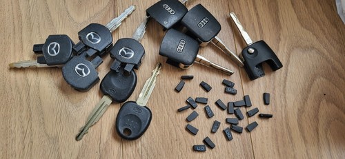 Joblot 39x used remote key - ,