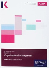 CIMA E1 Organisational