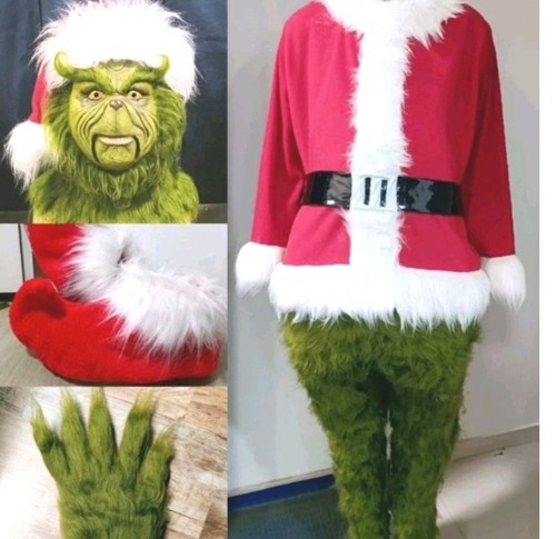 Grinchys costume red sweater - grinchys, (red