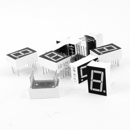10xred led numeric pin - led,