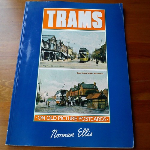 Trams old picture postcards - on,