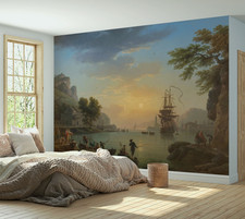 Sunset Coast & Sailboat