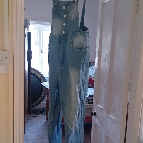 Shein blue denim - blue, dungarees