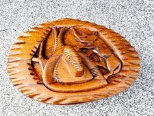 VINTAGE HAND CARVED WOODEN