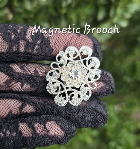 Silver crystal magnetic - silver,,
