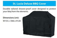 Shower-proof 4 or 5 Burner Barbeque BBQ cover