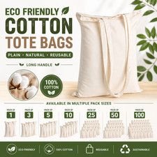 Cotton Tote Bags Natural Eco