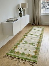 Vintage  Wool Flat Weave Rug