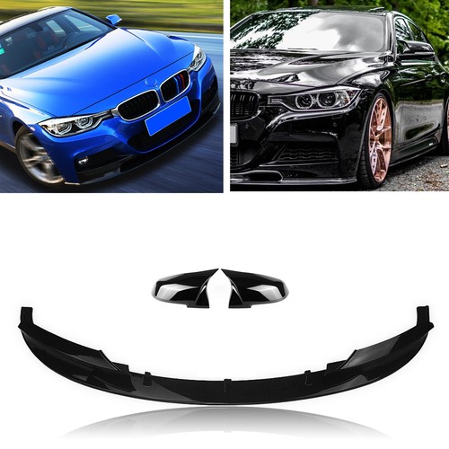 Car gloss black - black, front