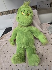 Build A Bear The Grinch Teddy Bear Plush BAB Workshop Dr. Seuss Christmas Toy