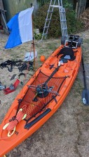 FATYAK 'MAHEE' TANDEM SIT-ON TOP KAYAK. WITH EXTRAS! ORANGE 