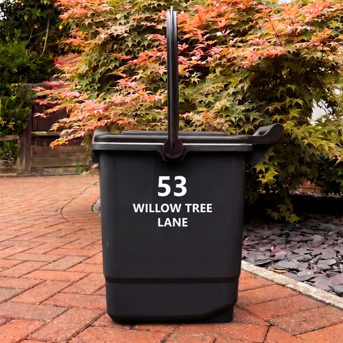 Food waste bin stickers - food,