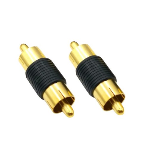 Gold rca phono - x,