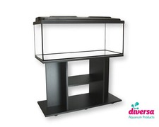 DIVERSA AQUARIUM with STAND / CABINET and LED LID Fish Tank Real Guardian Glass 