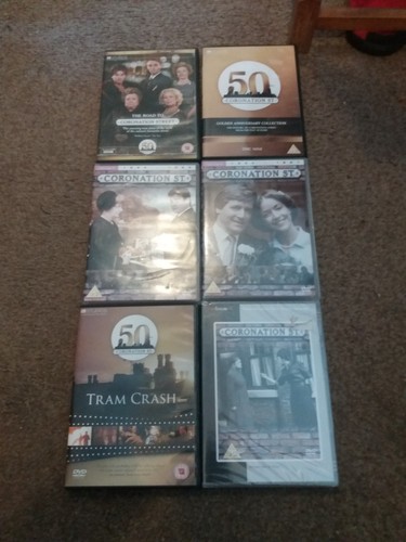 Coronation street dvds - 6,