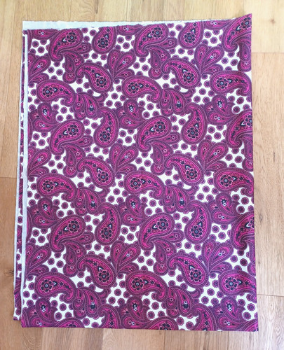 Vintage dressmaking fabric - dressmaking,