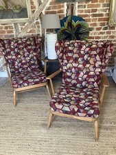 ERCOL ARMCHAIRS RARE LUCIAN