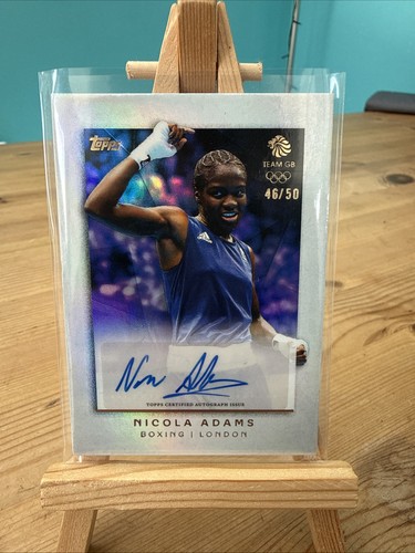 Nicola adams auto topps - adams,