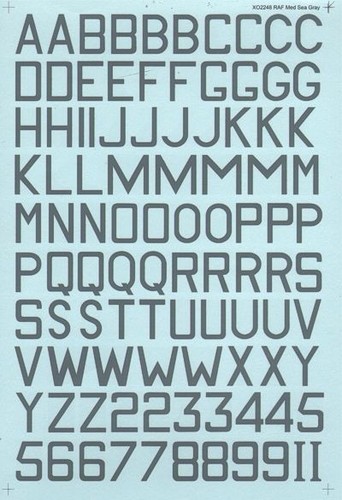 Xtradecal medium sea - sea, grey