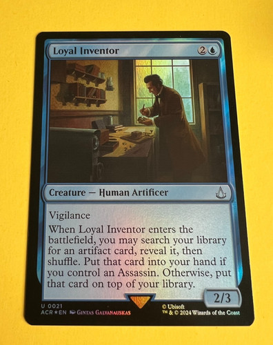 Mtg loyal inventor foil - mtg,