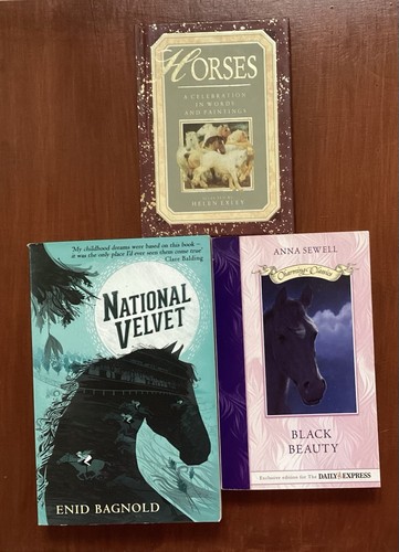 Books horses words - ,