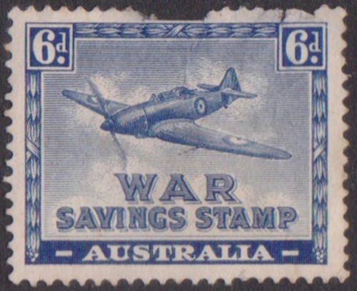 1940 australia 6d - australia,