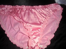 Womens  LUX silky  SATIN  Panties  34 to 52 " w cd/tv sissy