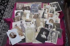 Joblot Social History Postcards/Photos Some CDVS