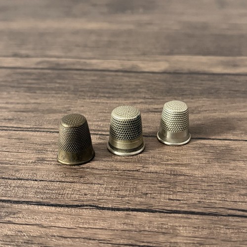Antique vintage thimbles 3 - vintage, x