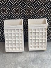 2x Baxi Radiant Plaque Gas Fire Brick Blocks