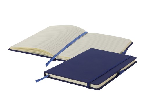 Lined hardback notebook - a5,