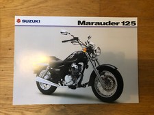 Genuine SUZUKI MARAUDER 125 Motorcycle Range Sales Brochure (123)