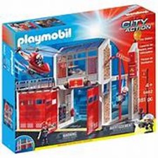 Playmobil 9462 Large Emergency Service Fire Station With Alarm Bargain