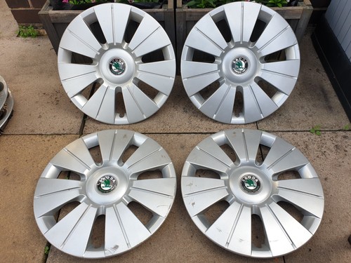 Skoda fabia wheel trims - 14",