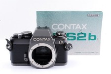 [ N MINT+++ ] Contax S2b Titan Black 35mm SLR Film Camera Body Used in JAPAN#151