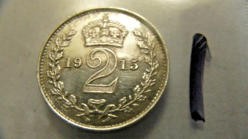 Maundy coins 1915 - maundy,