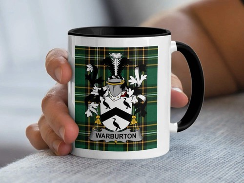 Warburton family crest tartan - warburton,