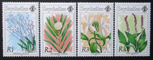 Seychelles 1991 orchids - seychelles,