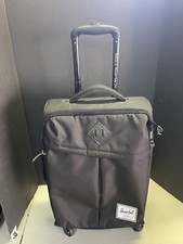 Herschel Supply Co Campaign Soft Shell Luggage Black Rolling Suitcase Wheels
