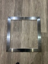 4 Sided One Piece Gas / Electric Fire Trim / Fascia - Chrome