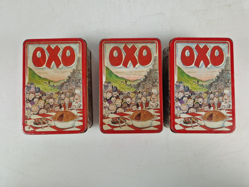 Set vintage oxo tins 1992 - of, 3