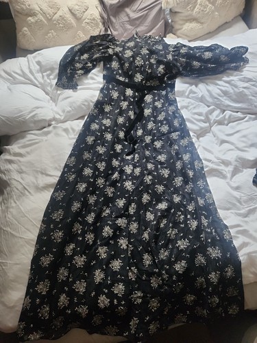 Vintage lace dress maxi - lace,