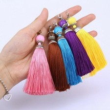 5 X Large Silky Key Tassels